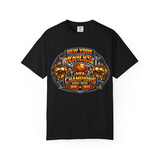 Champions Basketball T-Shirt — New York Knicks 2025-2026 Retro Logo