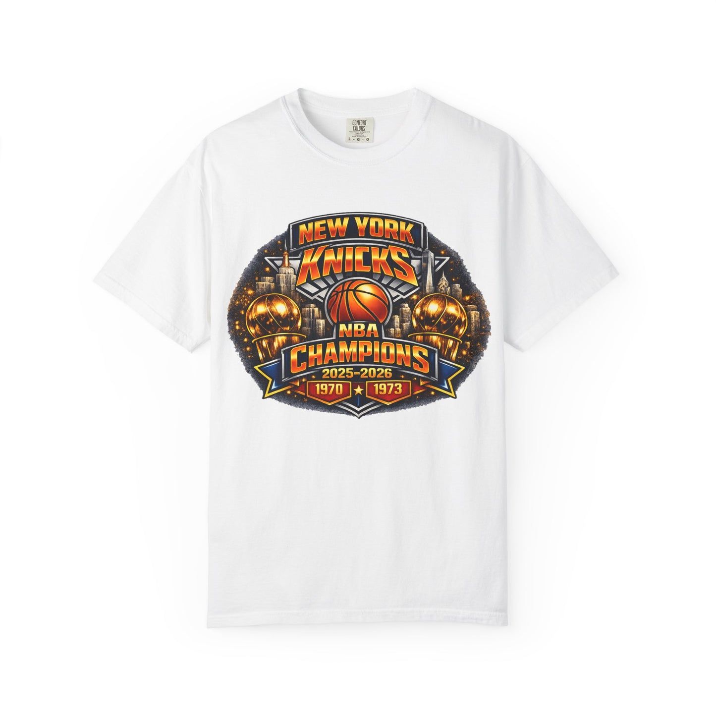 Champions Basketball T-Shirt — New York Knicks 2025-2026 Retro Logo
